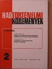 Dr. Sisa József - Hadtörténelmi Közlemények 1981/2. [antikvár]