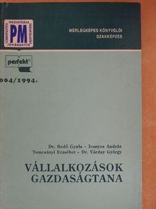 Dr. Bedő Gyula - Vállalkozások gazdaságtana [antikvár]