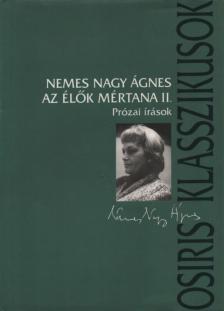 Nemes Nagy Ágnes - Az élők mértana II. [antikvár]