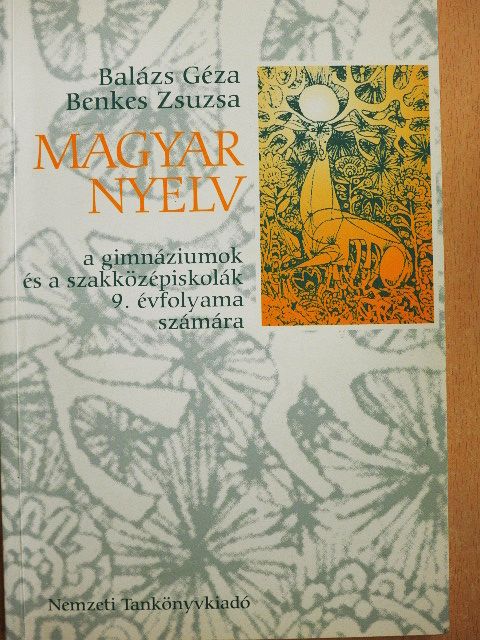 Balázs Géza - Magyar nyelv [antikvár]