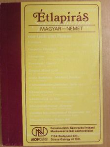 Börcsök András - Étlapírás [antikvár]