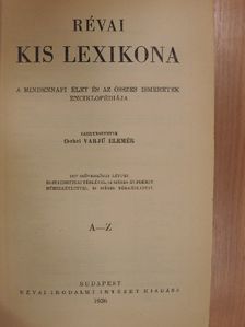 Révai kis lexikona A-Z [antikvár]
