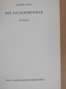André Gide - Die Falschmünzer [antikvár]