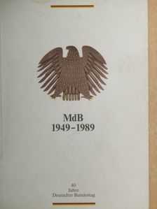 Dr. Dieter Hein - MdB 1949-1989 [antikvár]