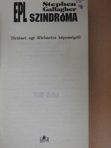 Stephen Gallagher - EPL szindróma [antikvár]