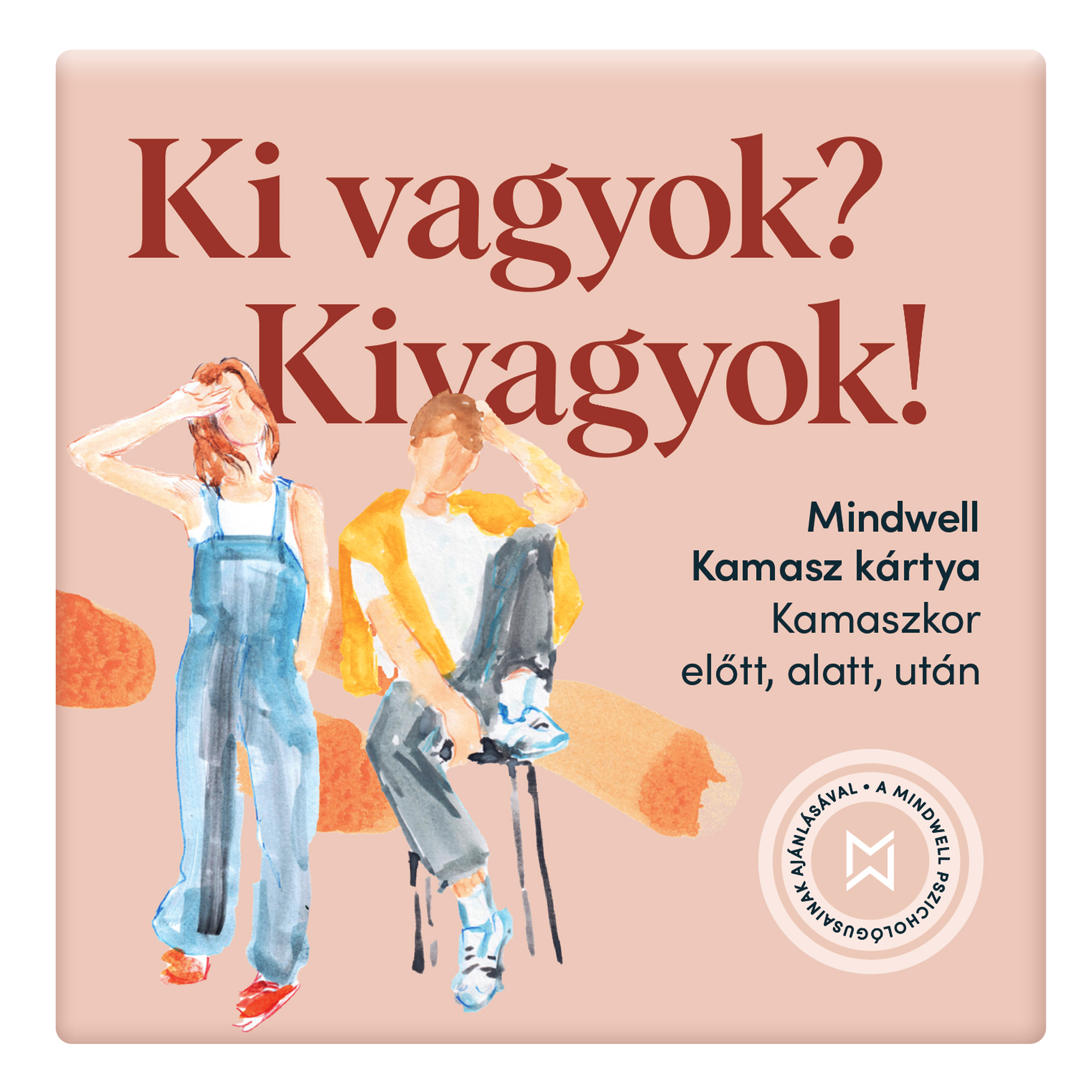 Mindwell kamasz kártyajáték 160 kérdéssel: Ki vagyok? Kivagyok!