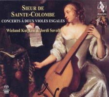 SAINTE-COLOMBE SIEUR DE - CONCERTS Á DEUX VIOLES ESGALES 2CD WIELAND KUIJKEN, JORDI SAVALL