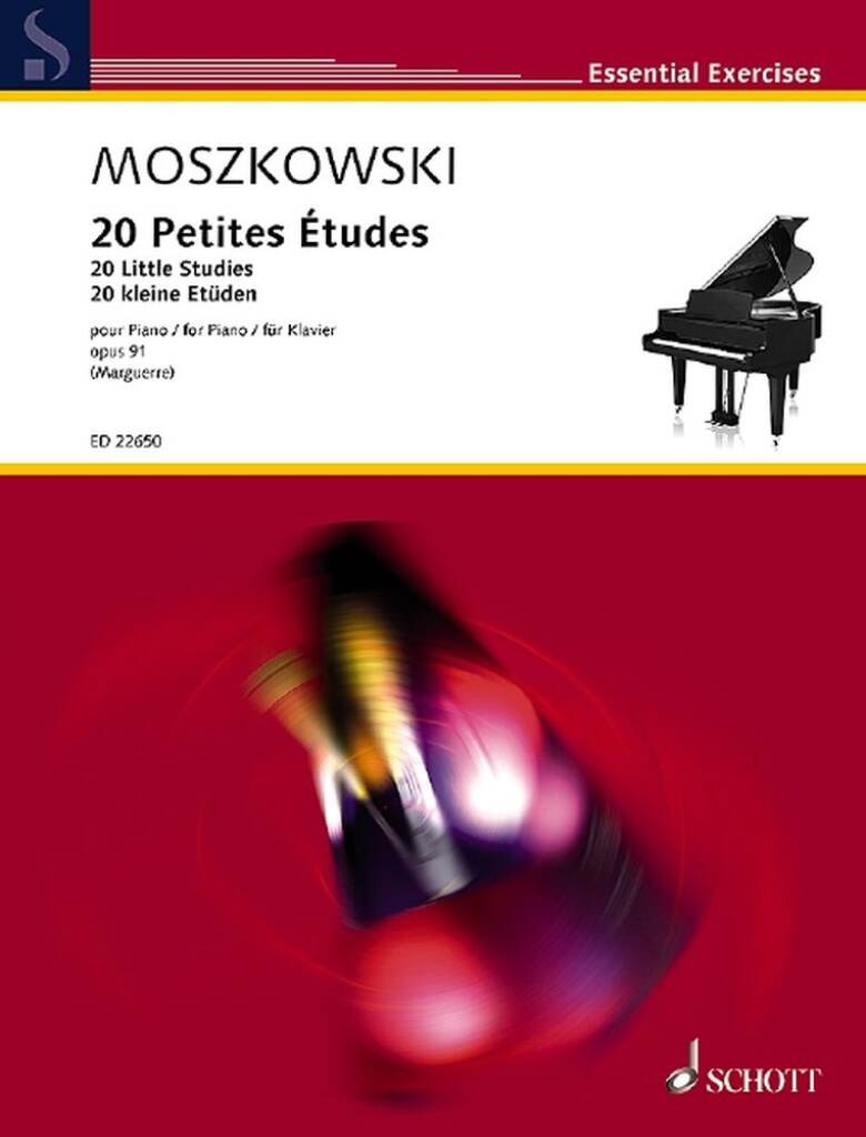 MOSZKOWSKI - 20 PETITES ÉTUDES POUR PIANO OP.91 (MARGUERRE)