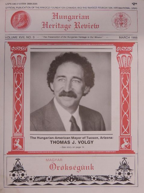 Nádasdy Kálmán - Magyar Örökségünk March 1988. [antikvár]
