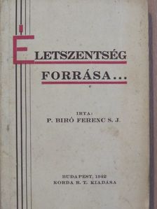 P. Biró Ferenc - Életszentség forrása... [antikvár]
