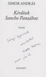 SIMOR ANDRÁS - Kérdések Sancho Panzához (dedikált) [antikvár]