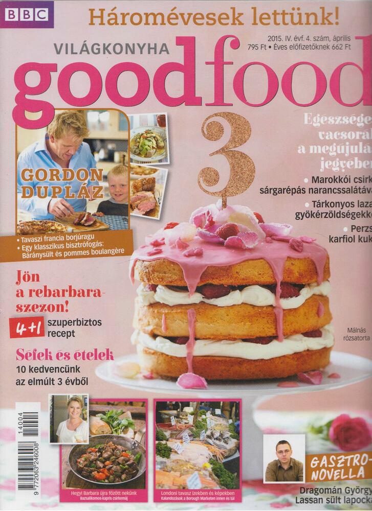 Ördögh Bálint - BBC GoodFood 2015. április [antikvár]