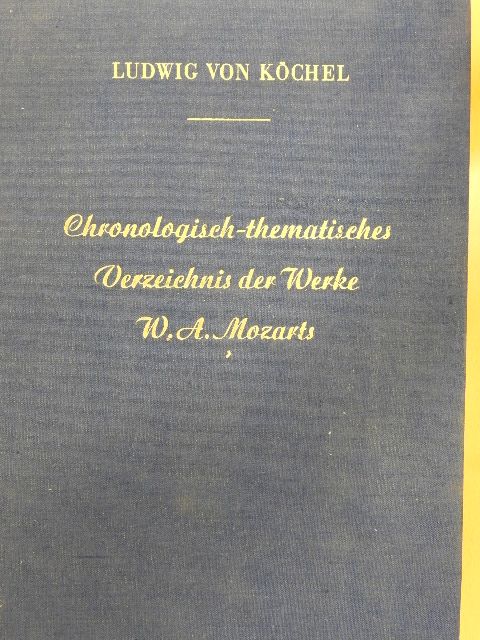 Ludwig von Köchel - Chronologisch-thematisches Verzeichnis sämtlicher Tonwerke Wolfgang Amade Mozarts [antikvár]