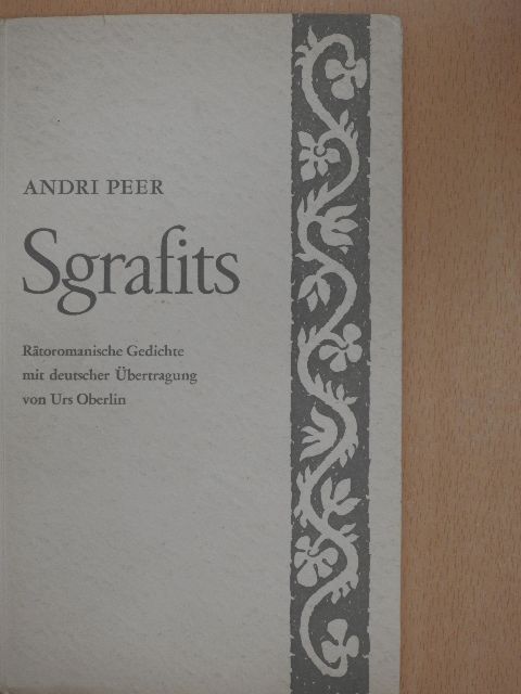 Andri Peer - Sgrafits [antikvár]