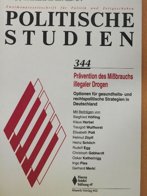 Elisabeth Pott - Politische Studien November/Dezember 1995 [antikvár]
