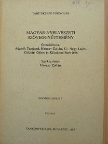 Albert Sándorné - Magyar nyelvészeti szöveggyűjtemény [antikvár]