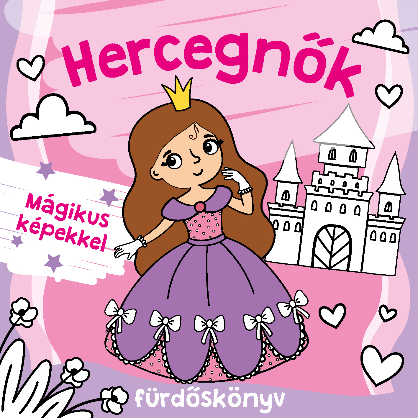 Hercegnők fürdőskönyv - színváltós, mágikus képekkel