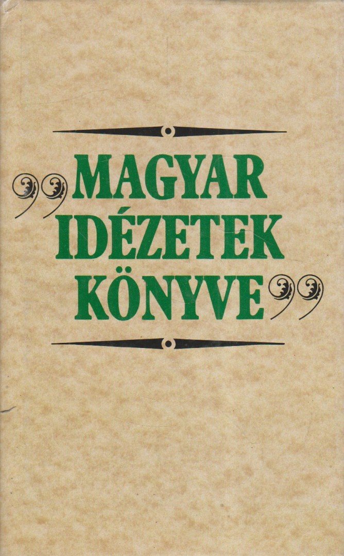 ERKI EDIT - Magyar idézetek könyve [antikvár]