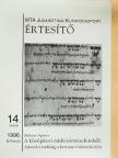 Shlomo Spitzer - MTA Judaisztikai kutatócsoport Értesítő 1996. február [antikvár]