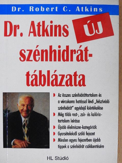 Dr. Robert C. Atkins - Dr. Atkins új szénhidráttáblázata [antikvár]