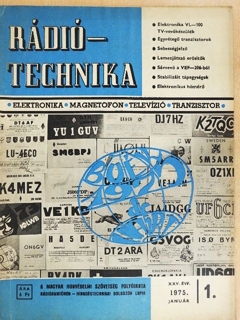 Bíró András - Rádiótechnika 1975. január [antikvár]