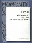 POPPER, DAVID - MAZURKA C-DUR,OP.51 FÜR VIOLONCELLO UND KLAVIER