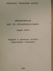 Orlóczi Istvánné - Idegenforgalmi szó- és kifejezésgyűjtemény - Magyar-német [antikvár]