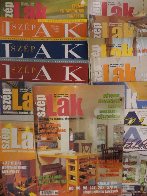 Szép lak 2000-2005. (vegyes számok) (15 db) [antikvár]