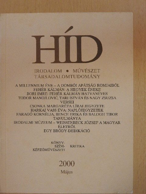 Csonka Margaréta - Híd 2000. május [antikvár]