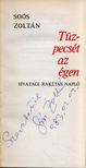 SOÓS ZOLTÁN - Tűzpecsét az égen (dedikált, aláírt) [antikvár]