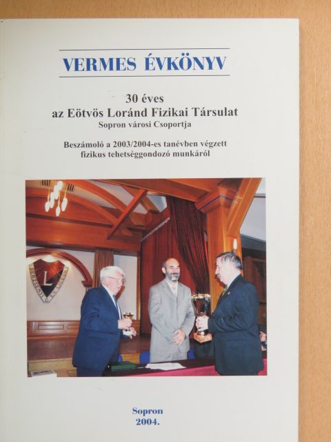 Vermes évkönyv 2003/2004. [antikvár]