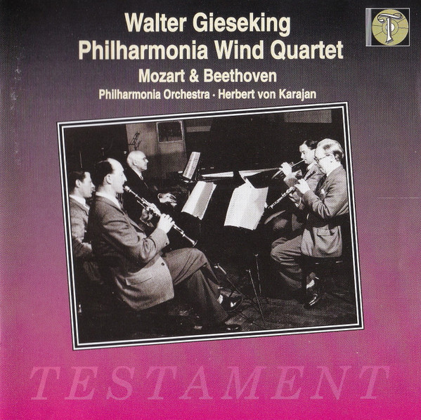 MOZART; BEETHOVEN - MOZART & BEETHOVEN CD KARAJAN, GIESEKING