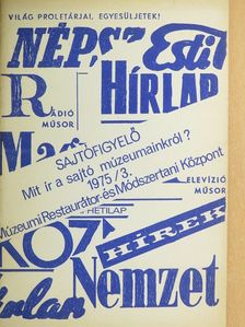 Sajtófigyelő 1975/3. [antikvár]