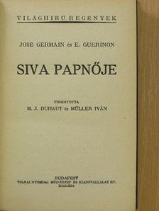 E. Guerinon - Siva papnője [antikvár]