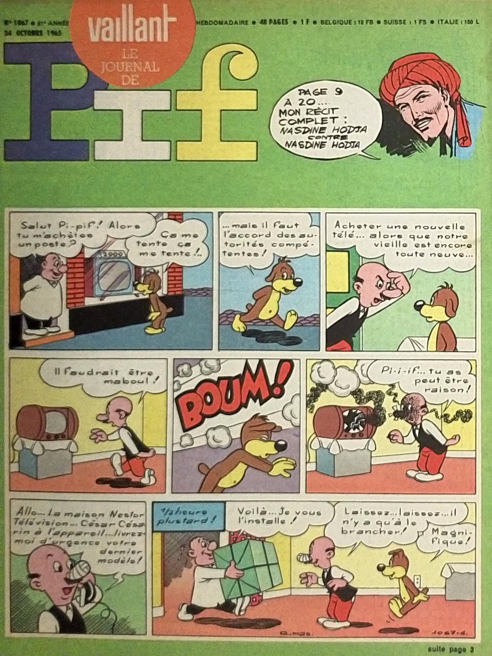 Cézard - Pif 24 Octobre 1965 [antikvár]