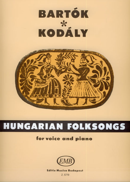 BARTÓK ÉS KODÁLY - HUNGARIAN FOLKSONGS FOR VOICE AND PIANO