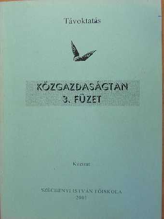 Dr. Honvári János - Közgazdaságtan 3. füzet [antikvár]