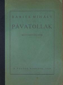 Bacchylides - Pávatollak [antikvár]