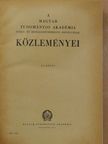 B. Havránek - A Magyar Tudományos Akadémia Nyelv- és Irodalomtudományi Osztályának Közleményei VI/1-4. [antikvár]