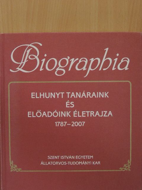 Dr. Fehér György - Biographia [antikvár]