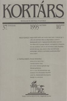 Kortárs 1993. 10. szám [antikvár]