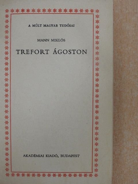 Mann Miklós - Trefort Ágoston [antikvár]