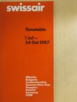 Swissair Timetable [antikvár]