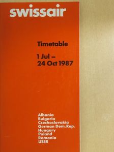 Swissair Timetable [antikvár]