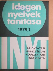 Dr. Lieber Péterné - Idegen nyelvek tanítása 1979/1. [antikvár]