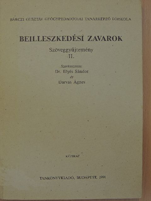Andorka Rudolf - Beilleszkedési zavarok II. [antikvár]