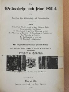 F. Reuleaux - Der Weltverkehr und seine Mittel II. (gótbetűs) [antikvár]