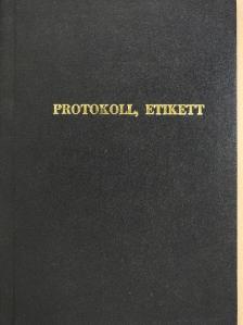 Dr. Sille István - Protokoll, etikett [antikvár]