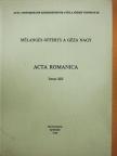 Olga Penke - Acta Romanica XIII [antikvár]