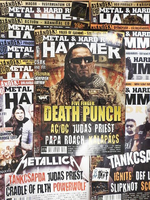 Metal & Hard Rock Hammer World 2015/02-12, 2016/01. szám [antikvár]